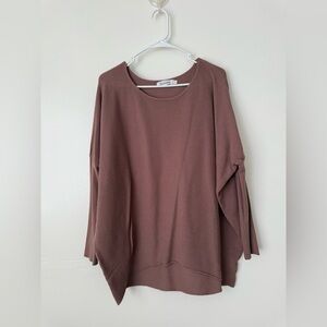 ANRABESS Women's Brown Top